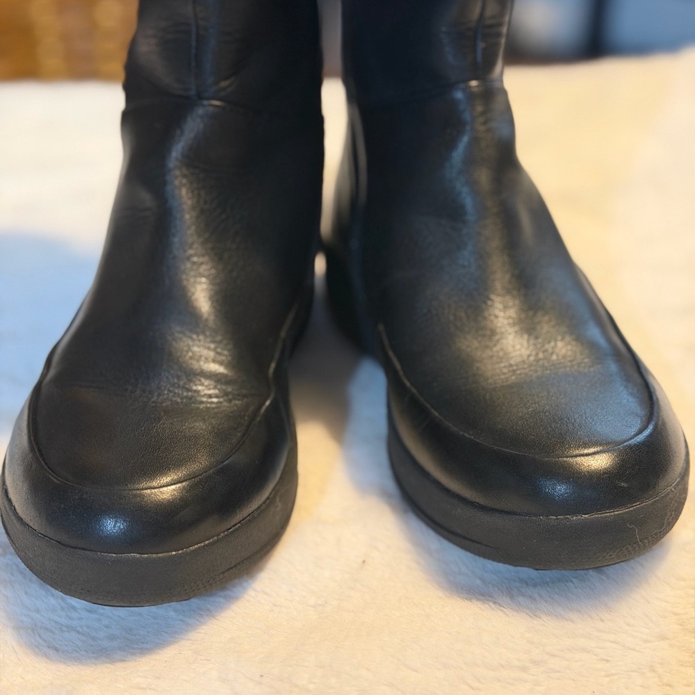 Fitflop Black Ankle Boots - Picture 7 of 10